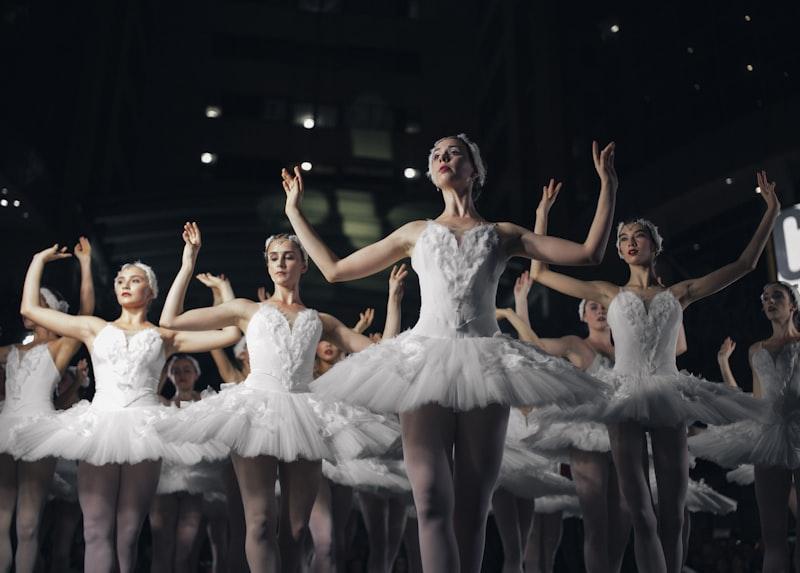 Children in a dance class